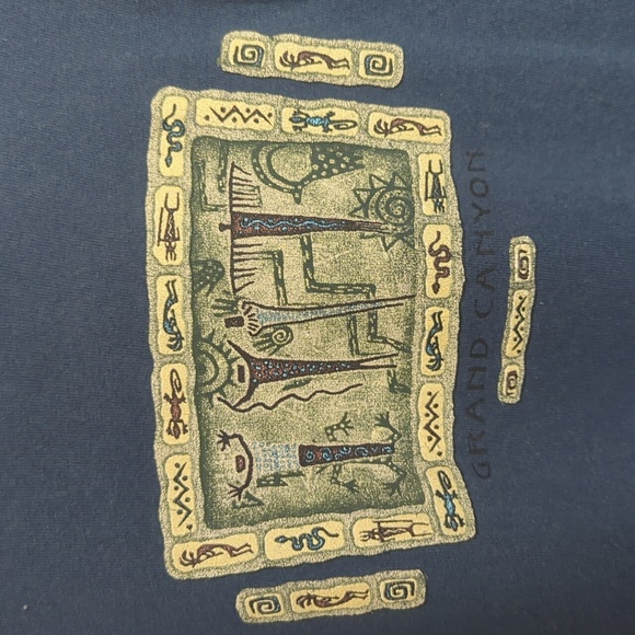 VINTAGE Dark Blue Grand Canyon Tee - Picture 2 of 2